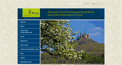 Desktop Screenshot of burg-hohenzollern.com